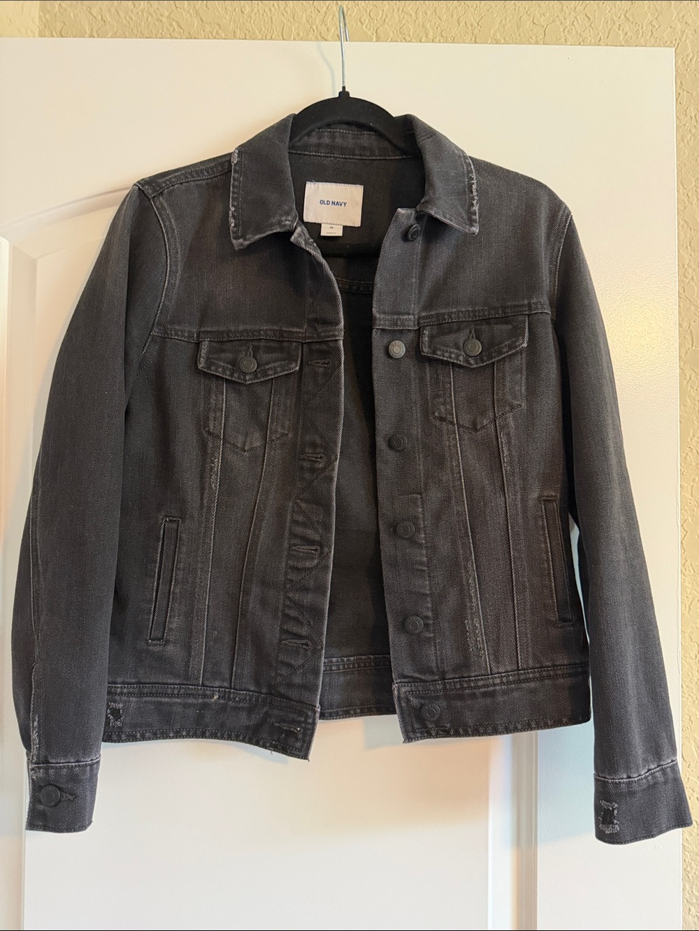 Old Navy Washed Black Jean Jacket